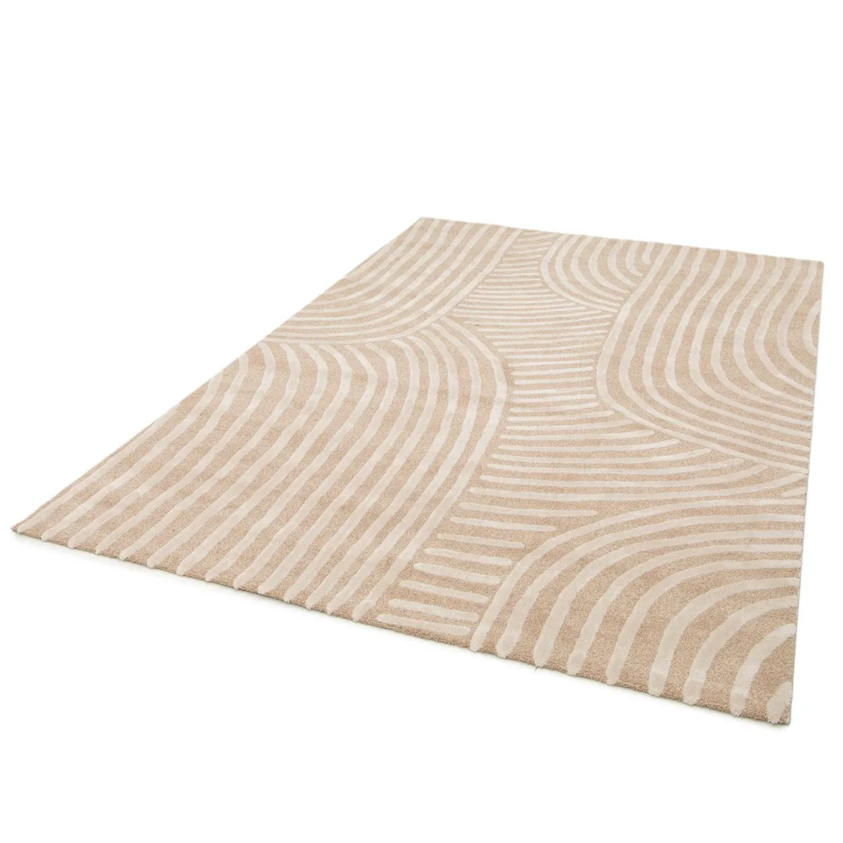 MICA - Alfombra Tesoro Beige Con Diseño