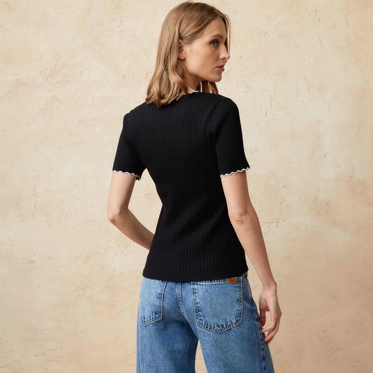 BASEMENT - Polo Manga Corta Mujer Basement