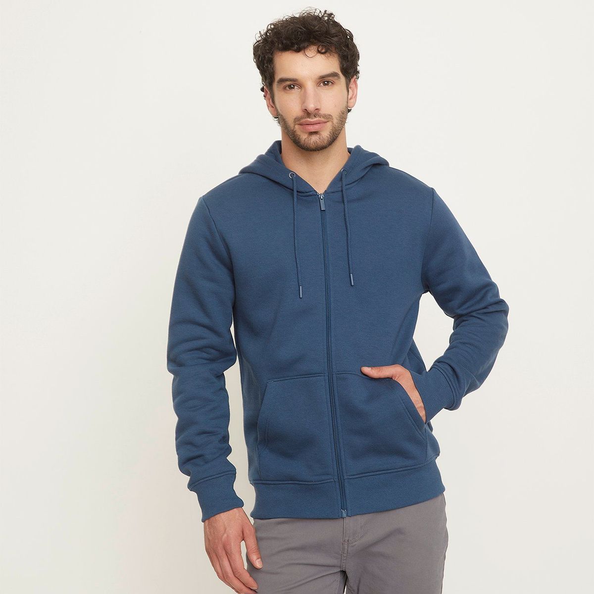 NEWPORT - Polera Algodón con Cierre Newport Regular Fit Hombre 