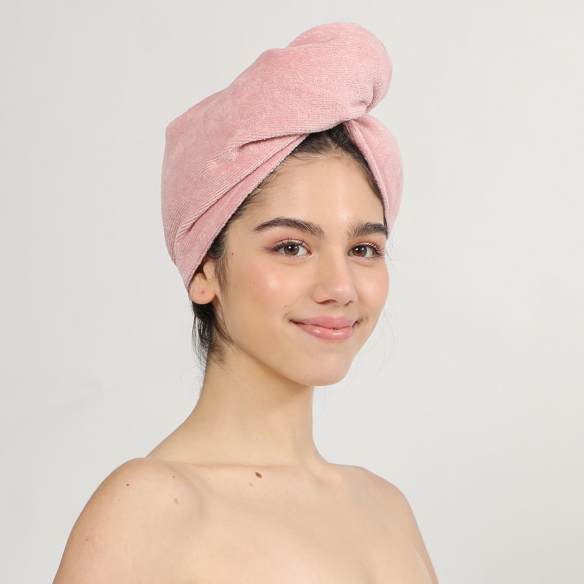 MICA - Set X2 Toalla Turbante 100% Algodón