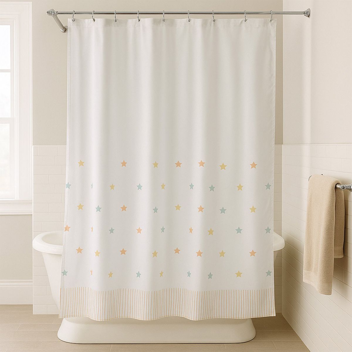 MICA KIDS - Cortina De Baño Infantil Star