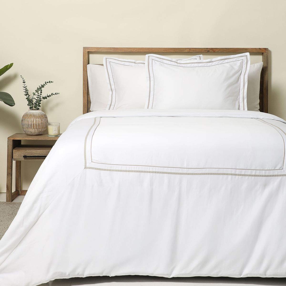 BASEMENT HOME - Funda Plumón Hotelera 100% Algodón 300 Hilos