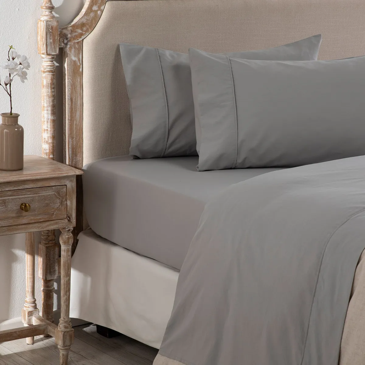ROBERTA ALLEN - Juego de Sábanas Lisas 100% Algodón 180 Hilos