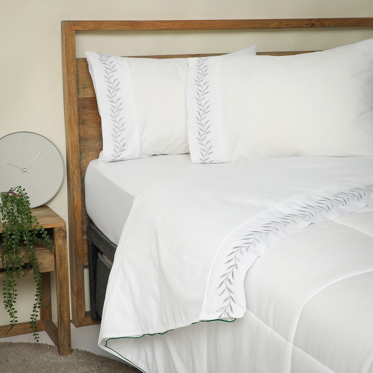 ROBERTA ALLEN - Juego De Sábanas Bordadas 180 Hilos