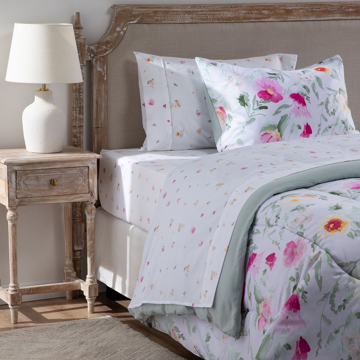 ROBERTA ALLEN - Juego de Cama: Edredón + Juego de Sábanas + Manta Roberta Allen