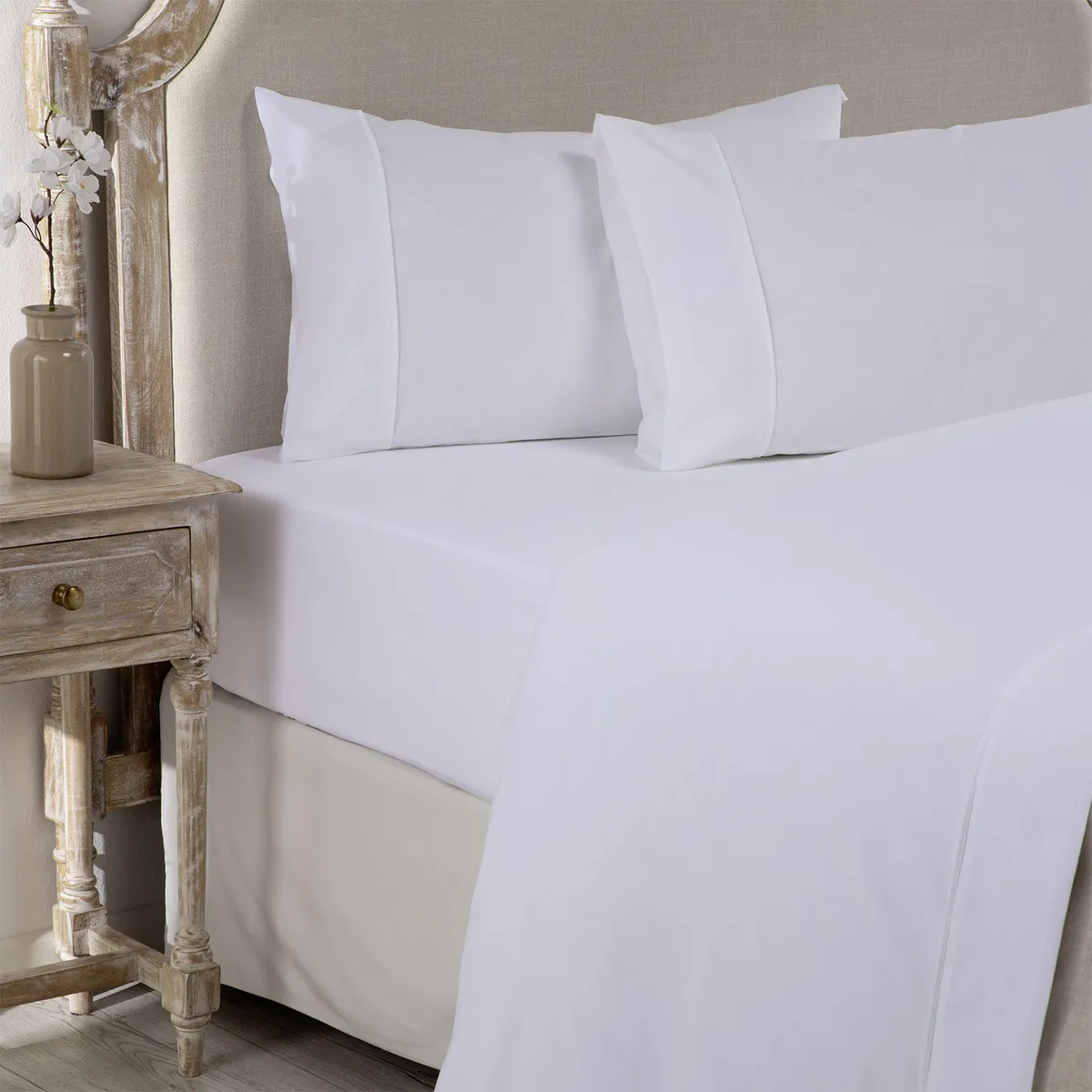 ROBERTA ALLEN - Juego de Sábanas Lisas 100% Algodón 180 Hilos