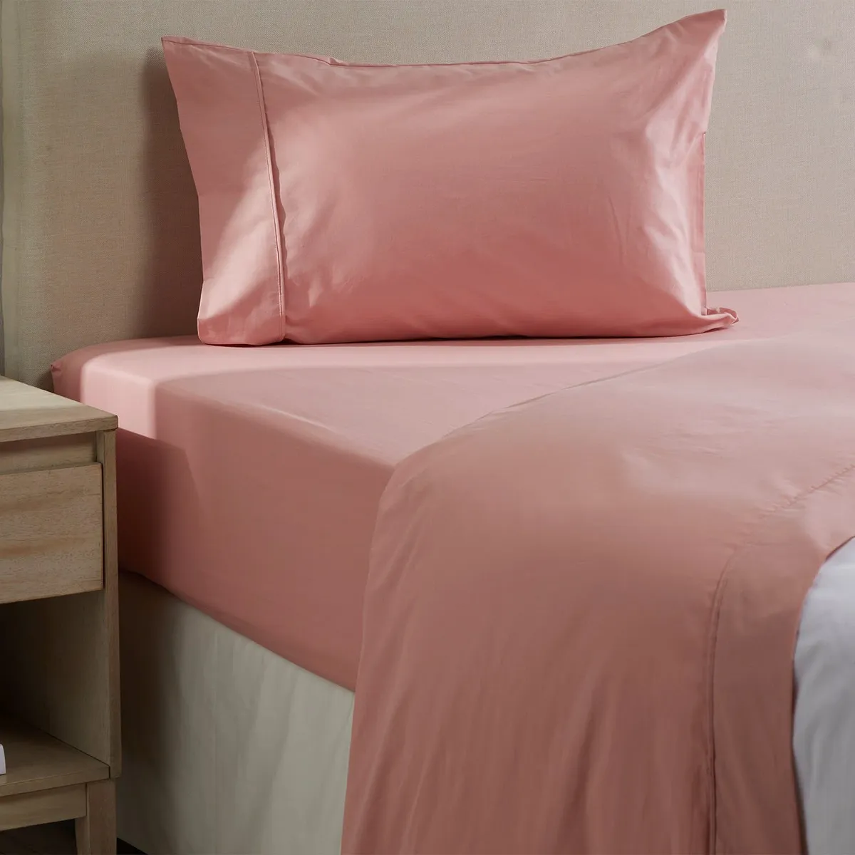 MICA - Juego de Sábanas Lisas 100% Algodón 180 Hilos Mica