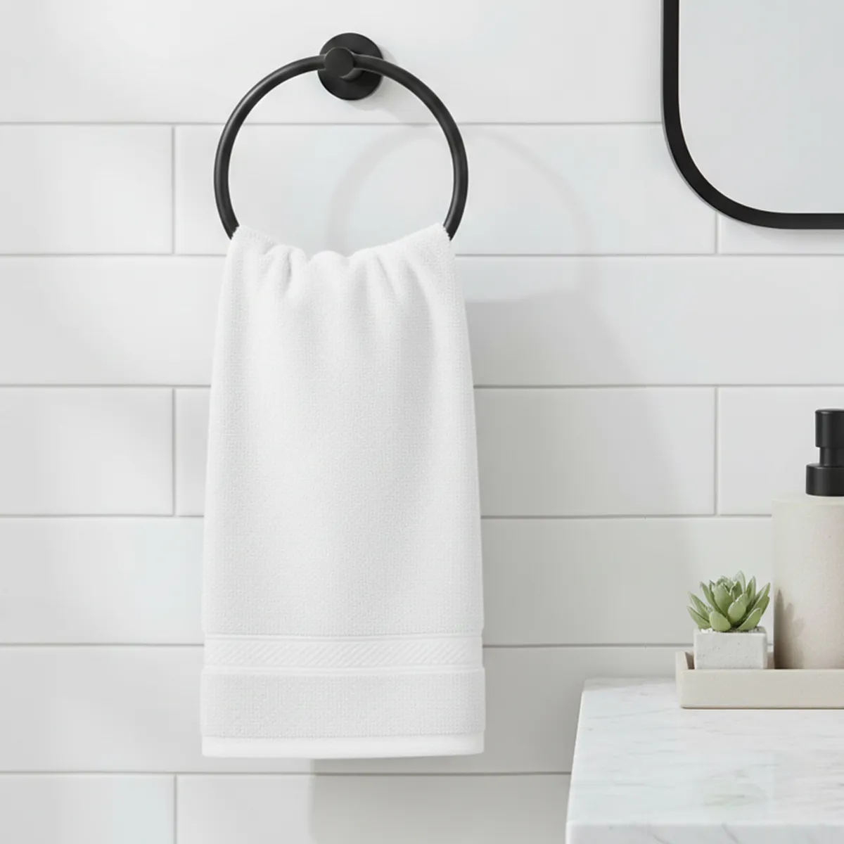 BASEMENT HOME - Set x6 Toallas Cara/Mano/Baño 500gr