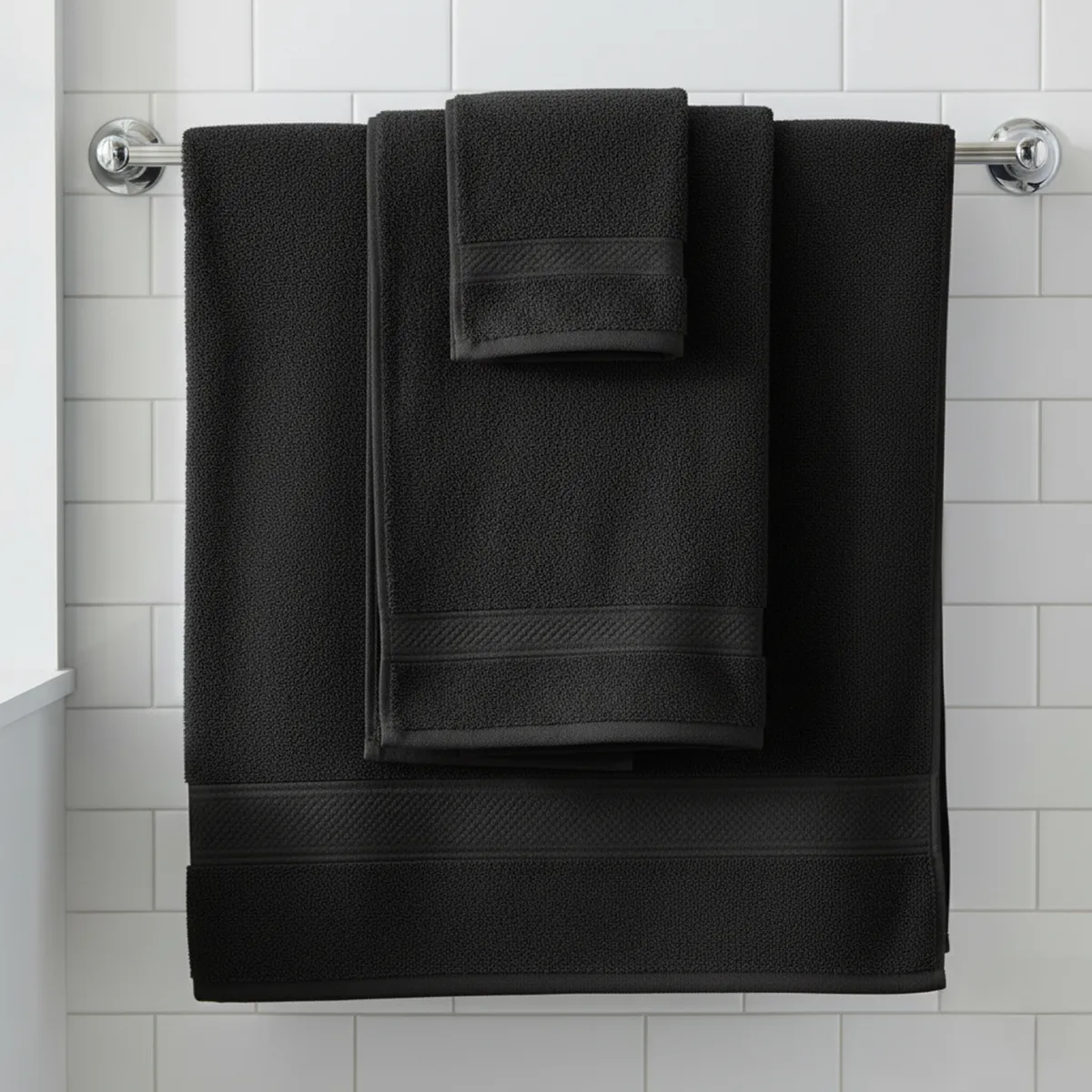 BASEMENT HOME - Set x6 Toallas Cara/Mano/Baño 500gr