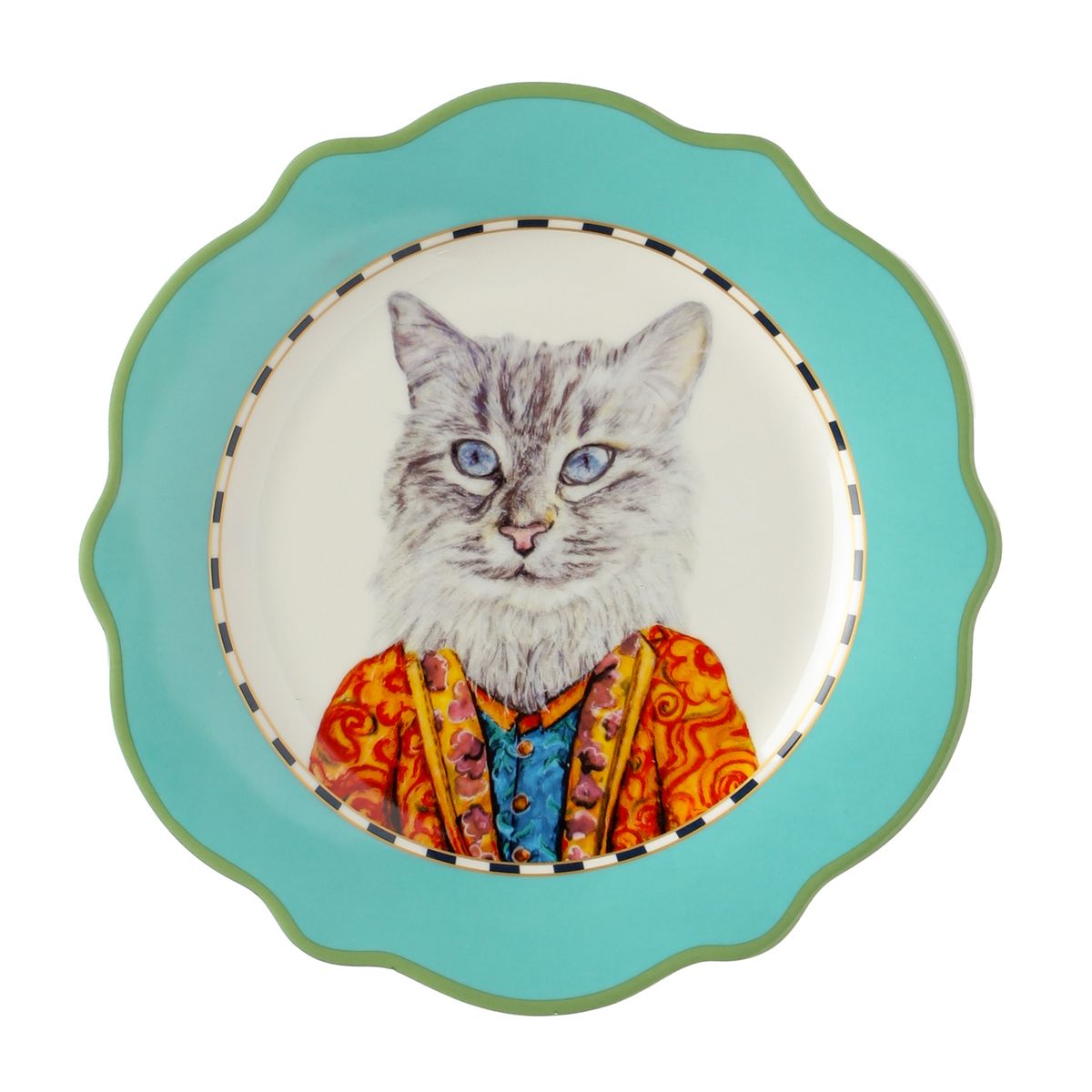 ROBERTA ALLEN - Plato De Postre Tigre 21 Cm