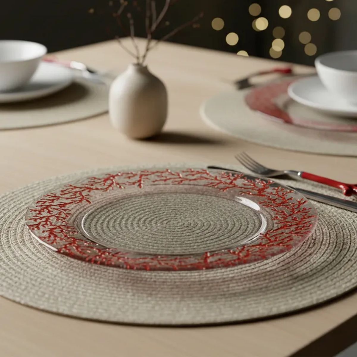 BASEMENT HOME - Plato De Sitio Coral 33 Cm