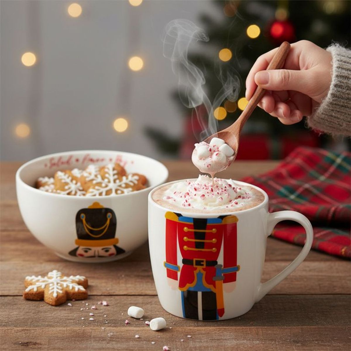 MICA - Set Taza + Bowl Navidad Santa 350 Ml