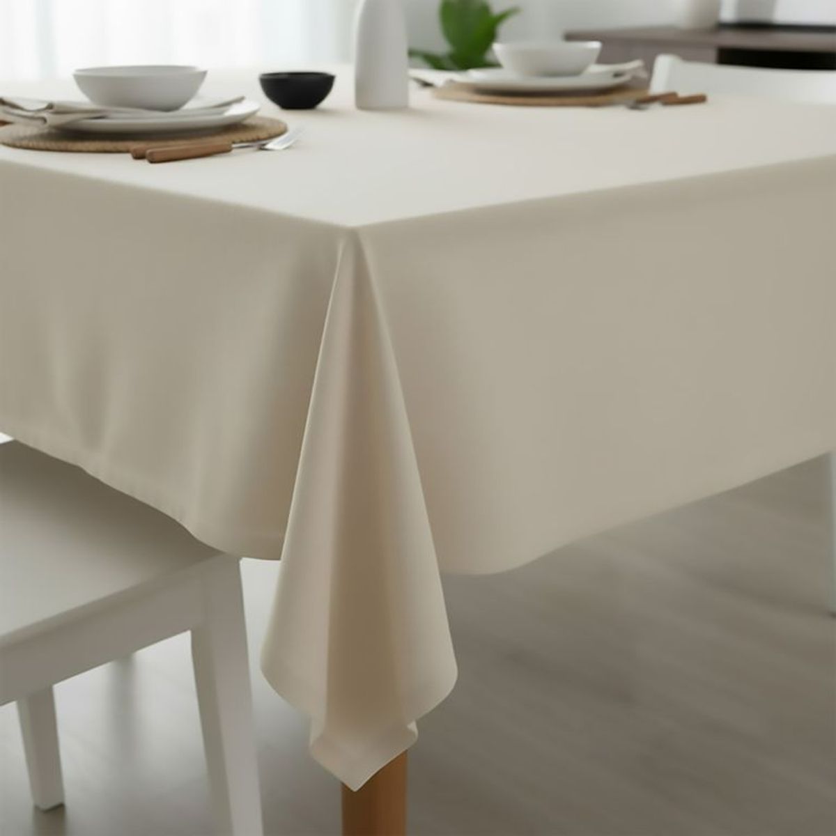 BASEMENT HOME - Mantel Cotton Linen Beige 180x240cm