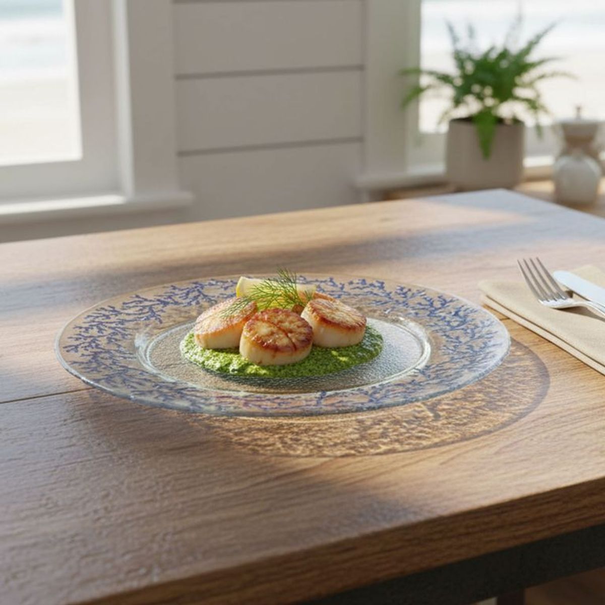 BASEMENT HOME - Plato De Sitio Azul 33 Cm