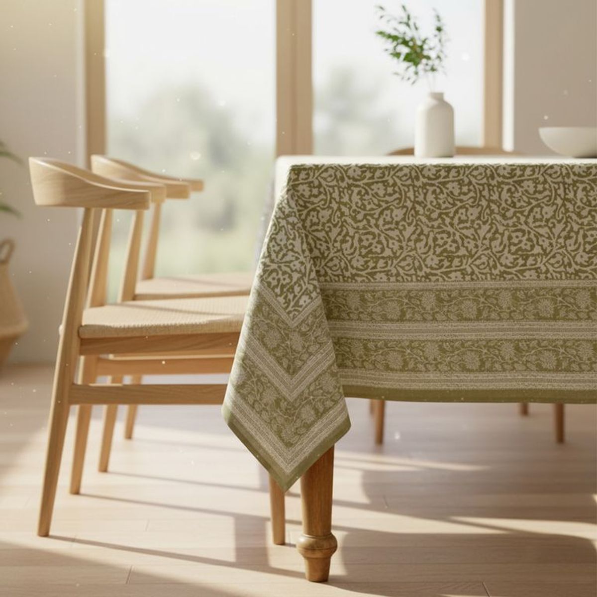 ROBERTA ALLEN - Mantel Bloc Print Verde 150x210 Cm