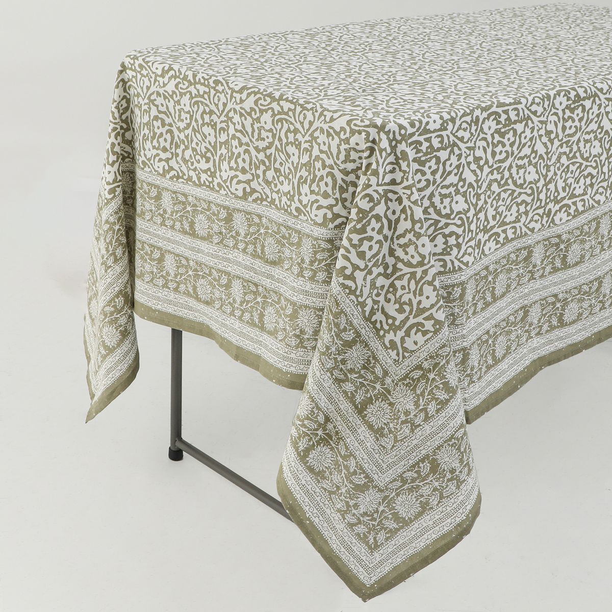 ROBERTA ALLEN - Mantel Bloc Print Verde 150x210 Cm