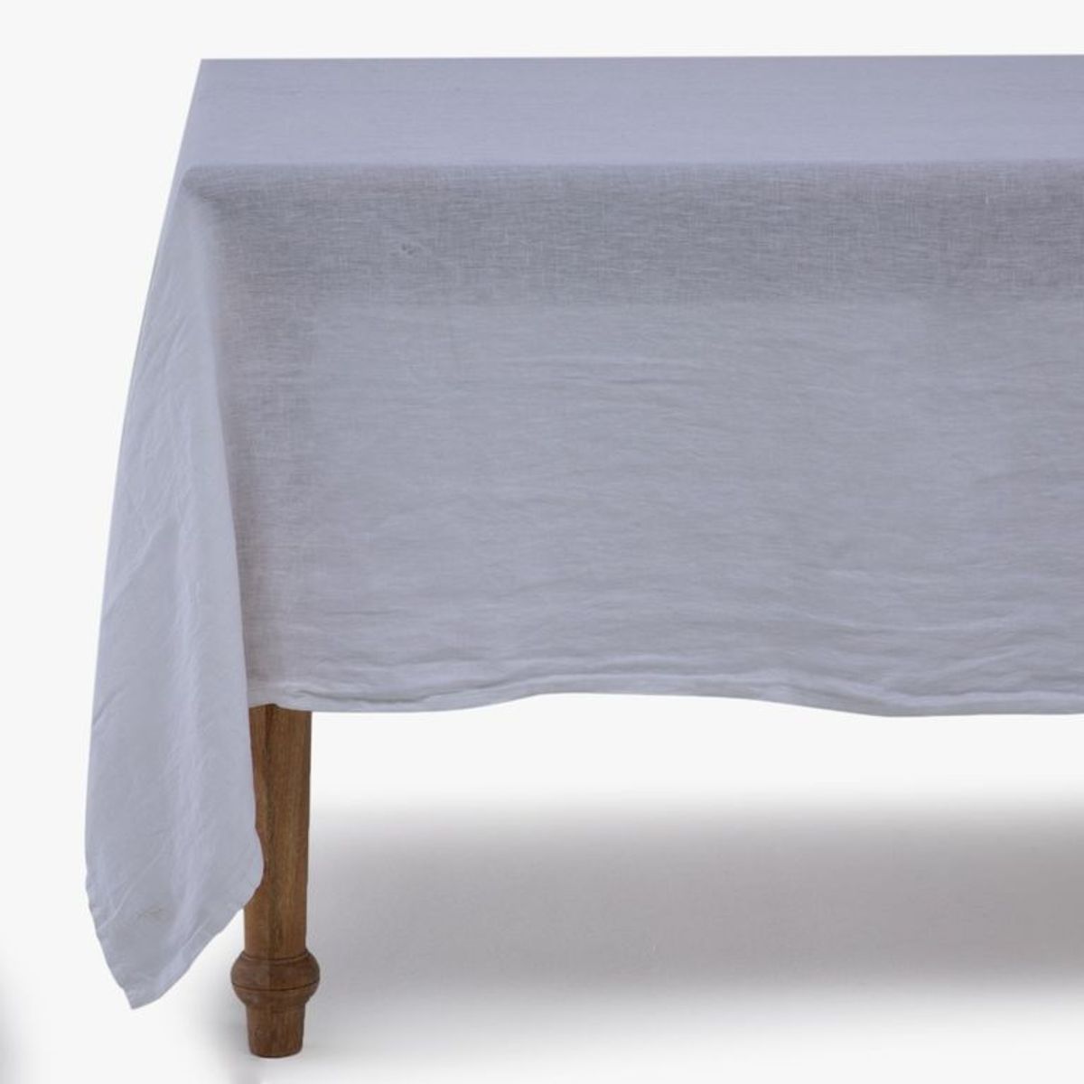 CASA CANTABRIA - Mantel Lino Blanco 180x350 Cm