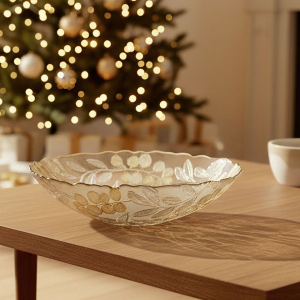 ROBERTA ALLEN - Ensaladera Eucalipto Dorado 33 Cm