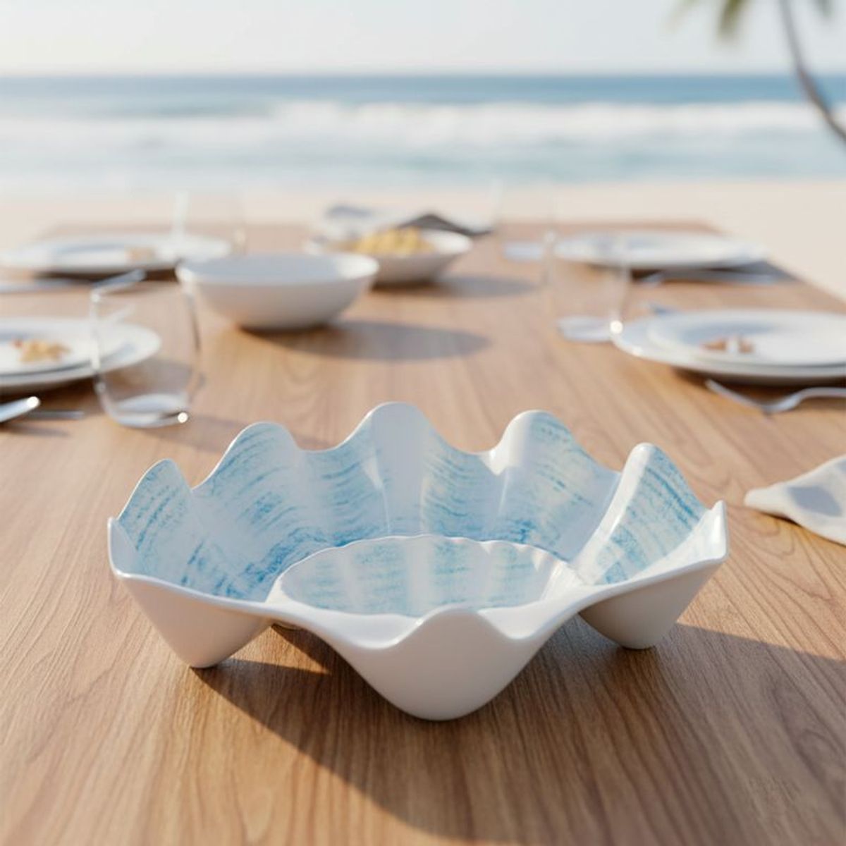 BASEMENT HOME - Fuente Concha Melamina Hamptons 33 cm