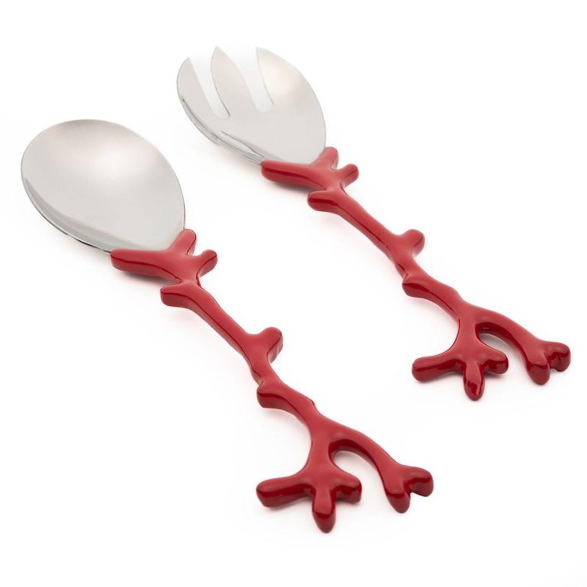 BASEMENT HOME - Set X2 Cubiertos De Servir Coral Mar