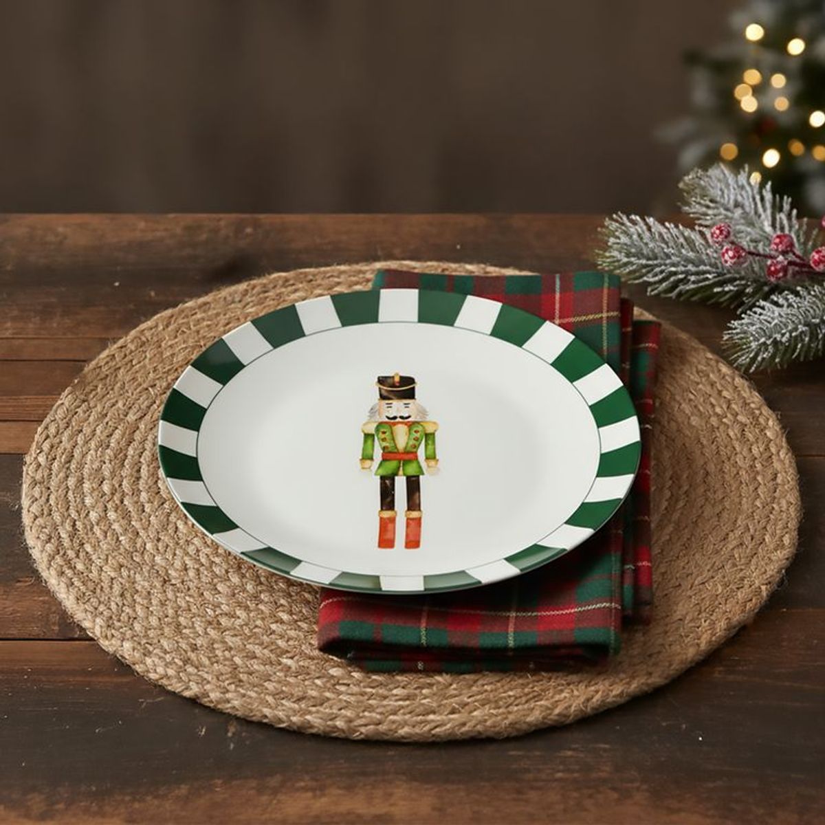 ROBERTA ALLEN - Plato de Postre Navidad 19 cm