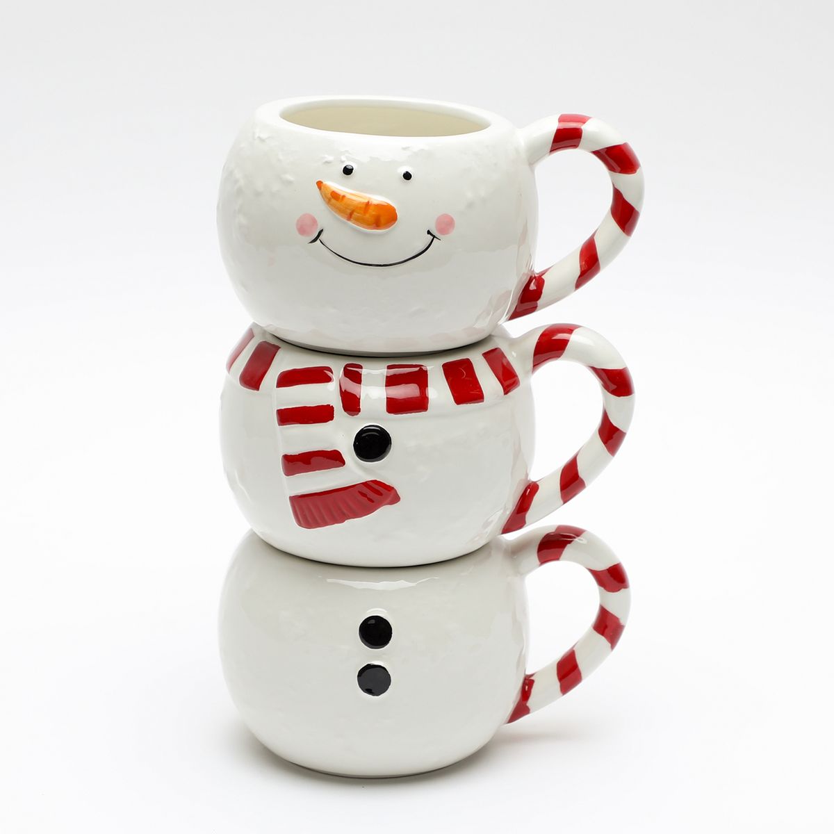 ROBERTA ALLEN - Set X3 Tazas De Navidad Apilables 470 Ml