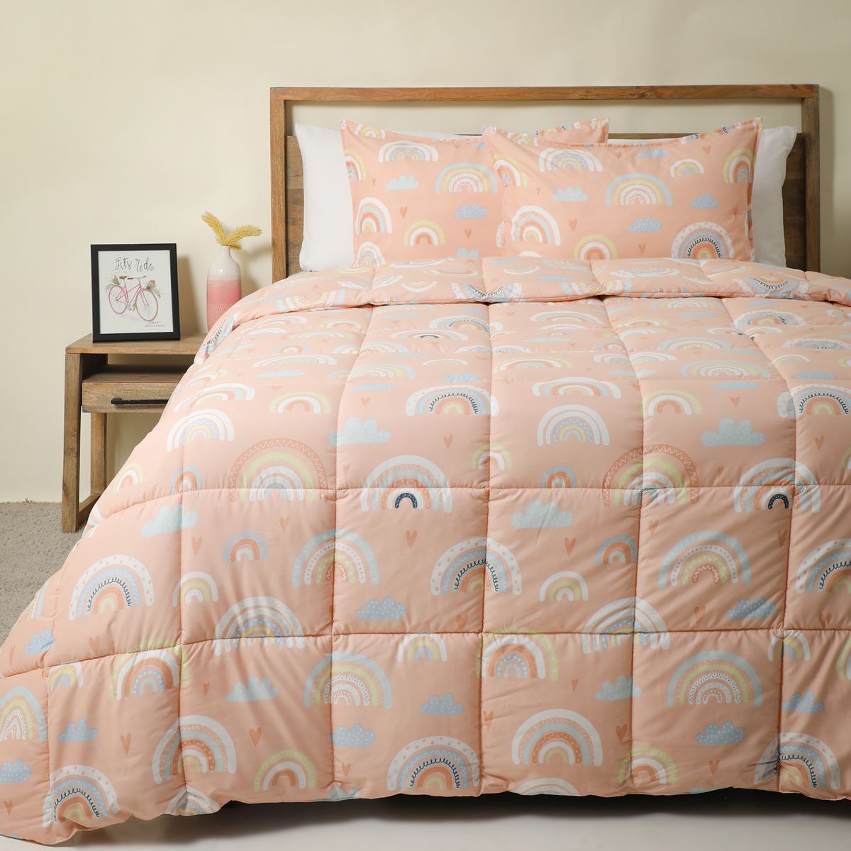 MICA KIDS - Edredón Infantil Wash Arcoíris