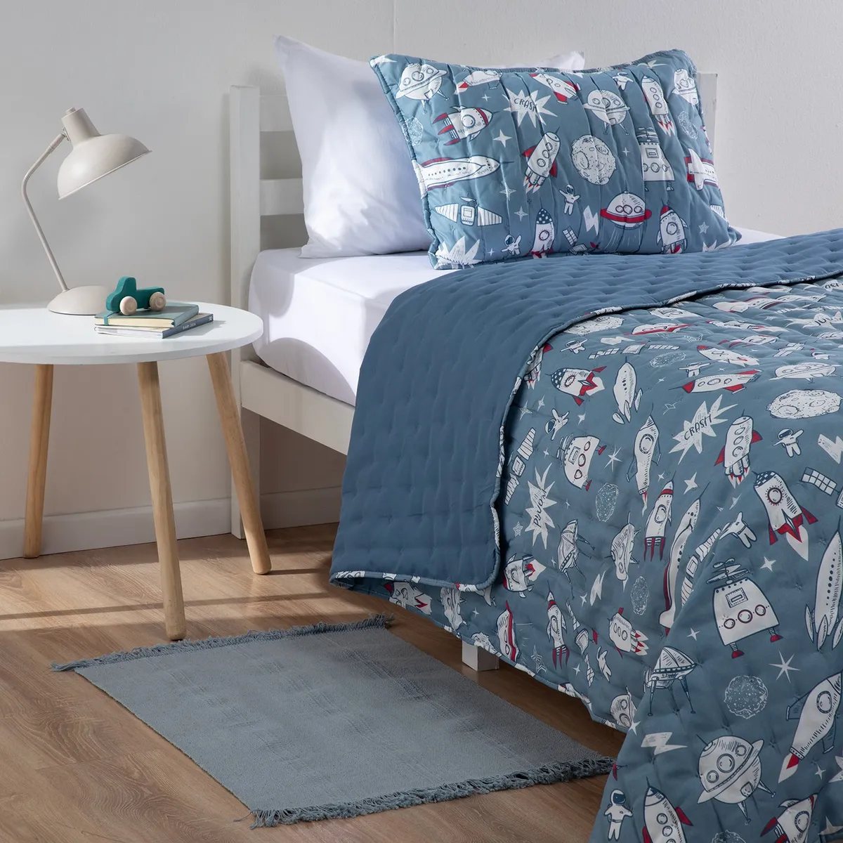 MICA KIDS - Cubrecama Infantil Espacial