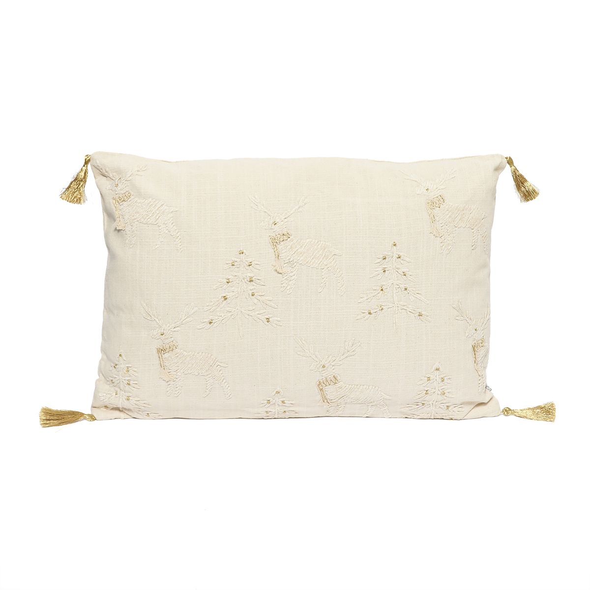 MICA - Cojín Navideño Bordado 35x50cm