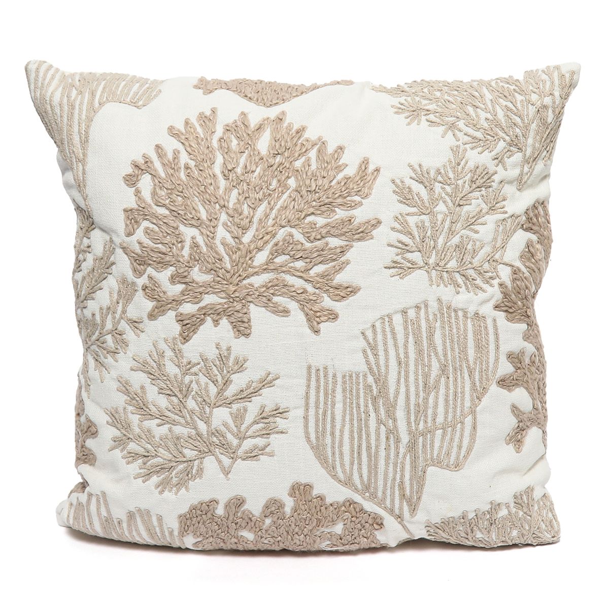 BASEMENT HOME - Cojín De Terraza Bordado 100% Algodón