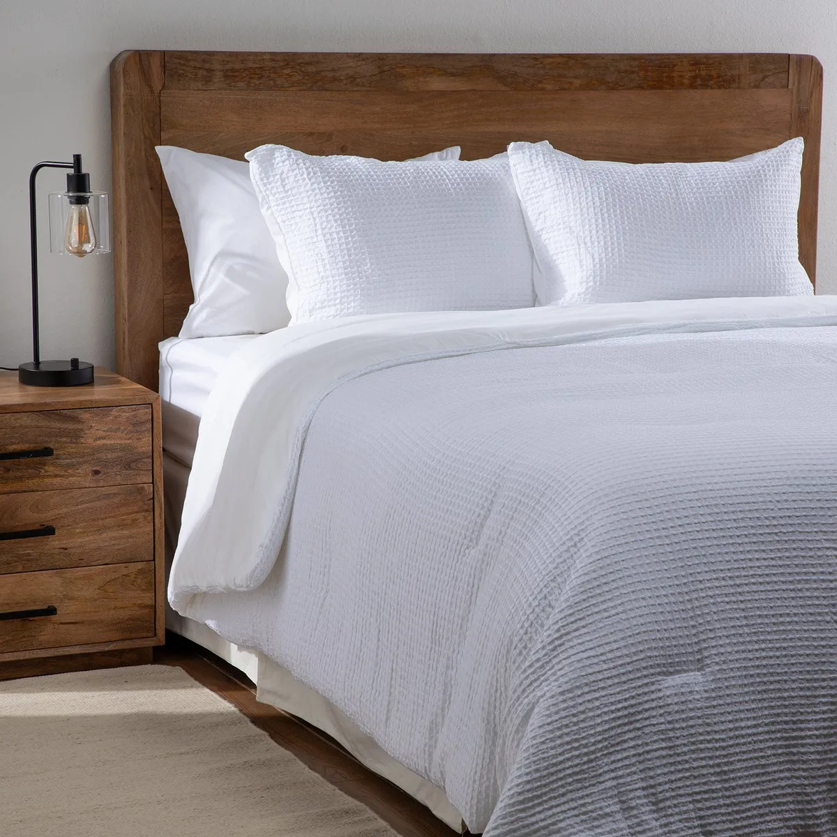 BASEMENT HOME - Edredón Waffle Basement Home