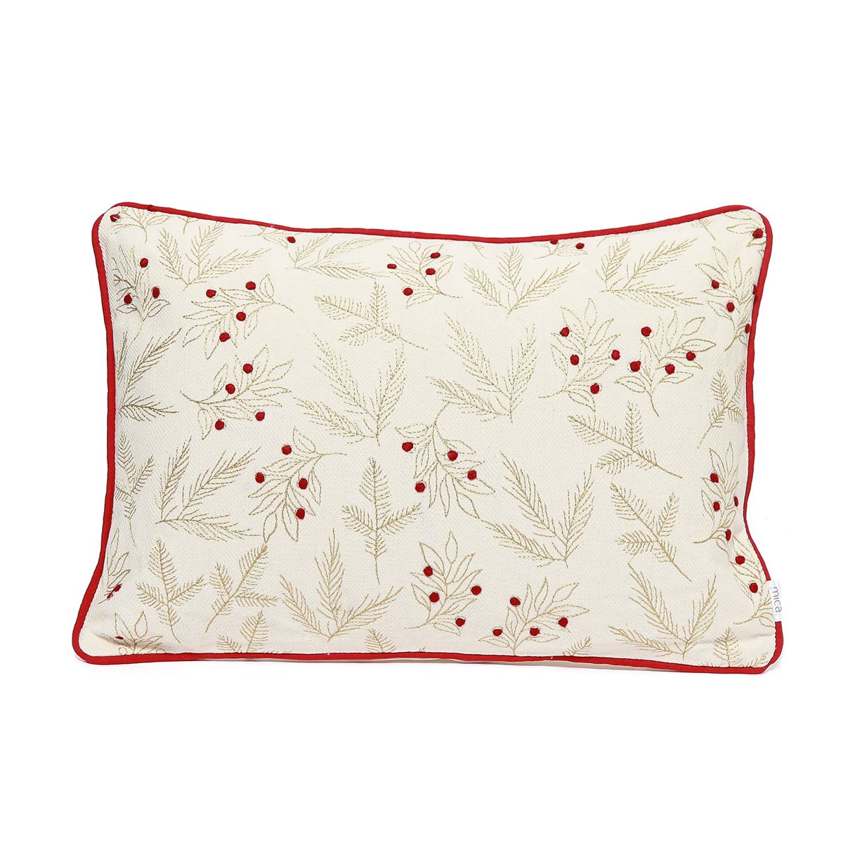 MICA - Cojín Navideño Bordado 35x50cm