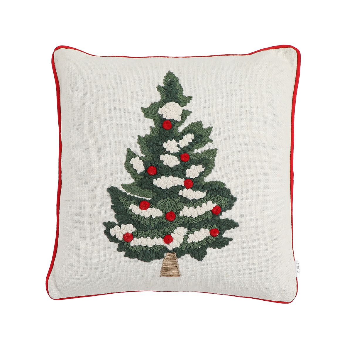MICA - Cojín Navideño Bordado 45x45cm