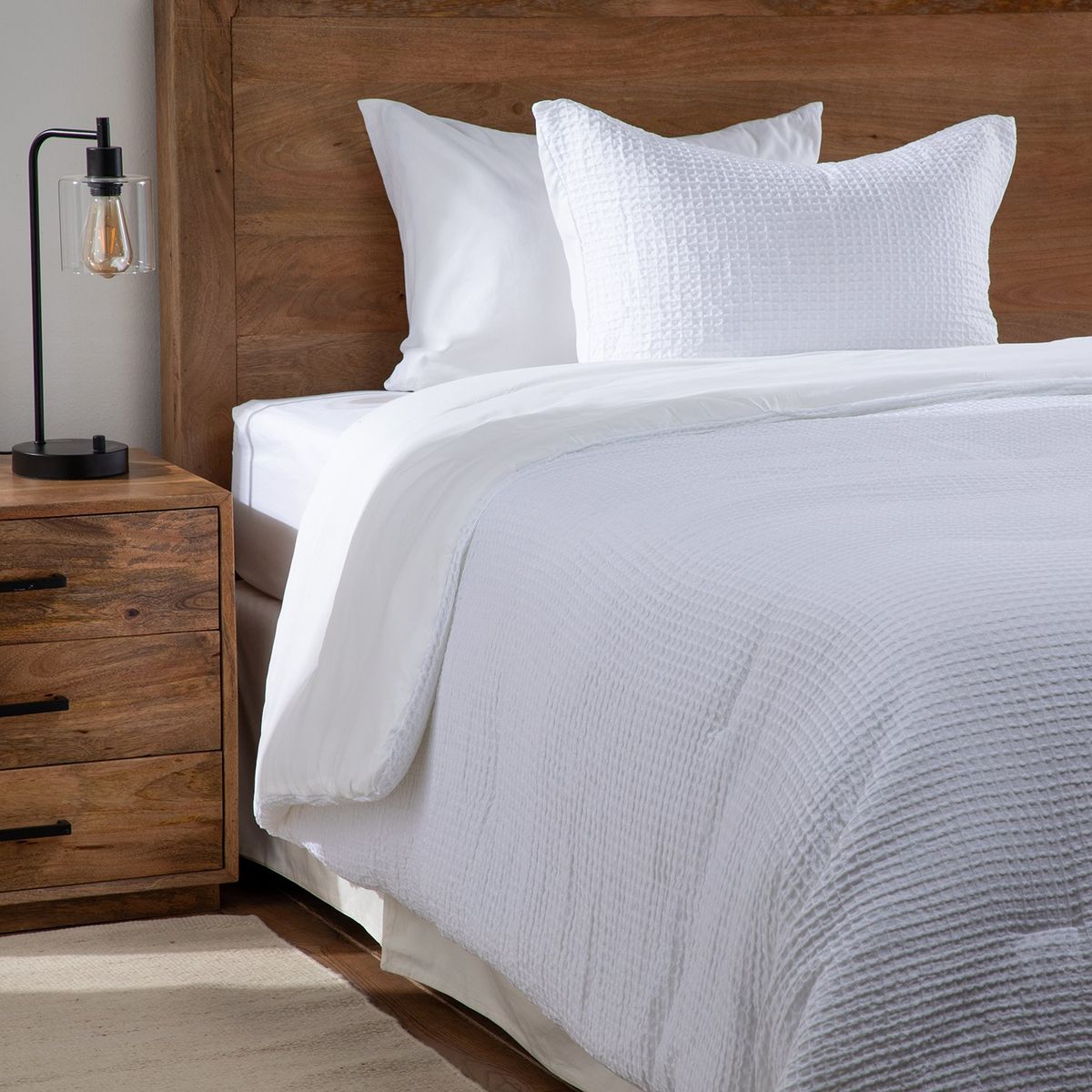 BASEMENT HOME - Edredón Waffle Basement Home