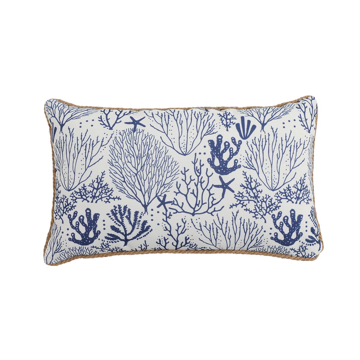 BASEMENT HOME - Cojín Terraza Resistente Al Agua Azul 30x50cm