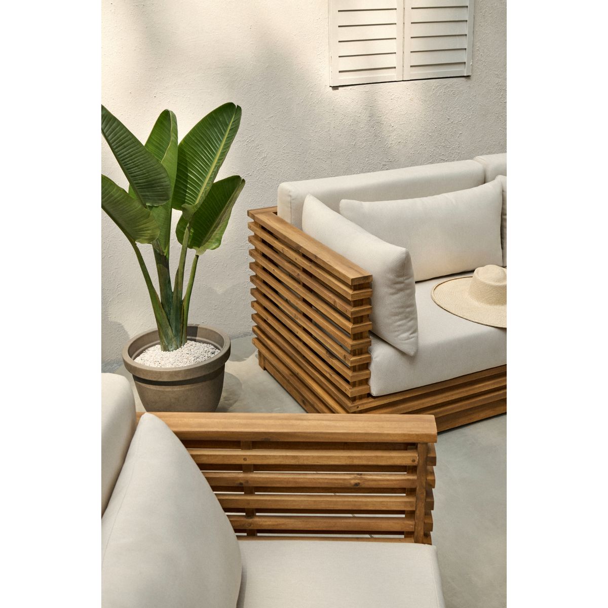 BASEMENT HOME - Sofá De Terraza Buenos Aires 3 Cuerpos