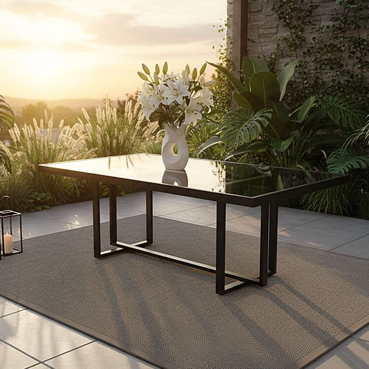 BASEMENT HOME - Mesa De Comedor De Terraza Monaco (6 Puestos)