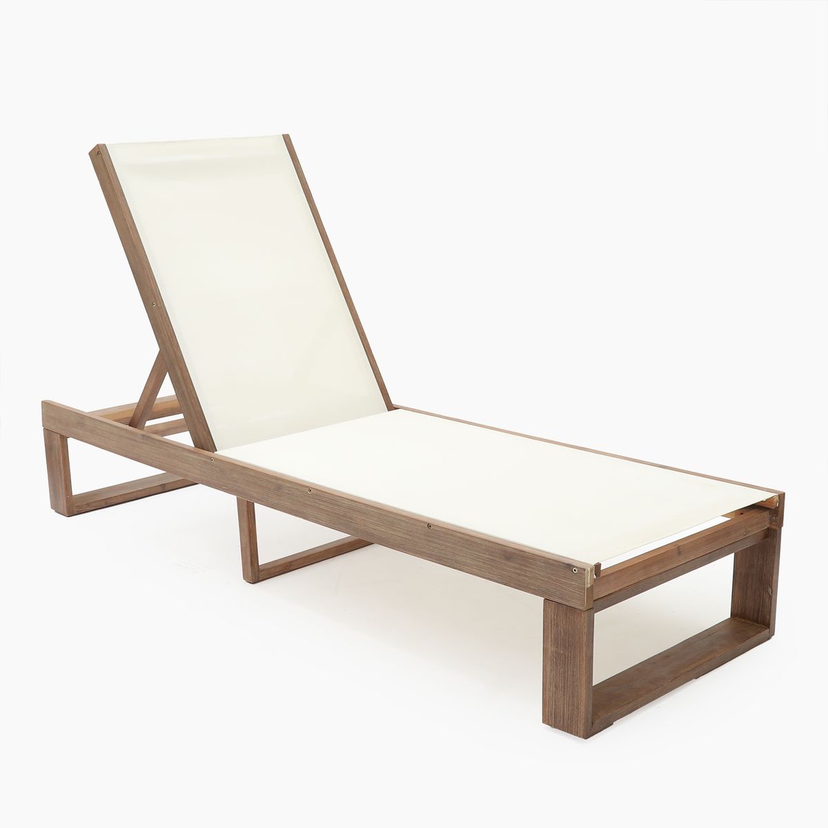 BASEMENT HOME - Reposera Reclinable De Madera Laguna