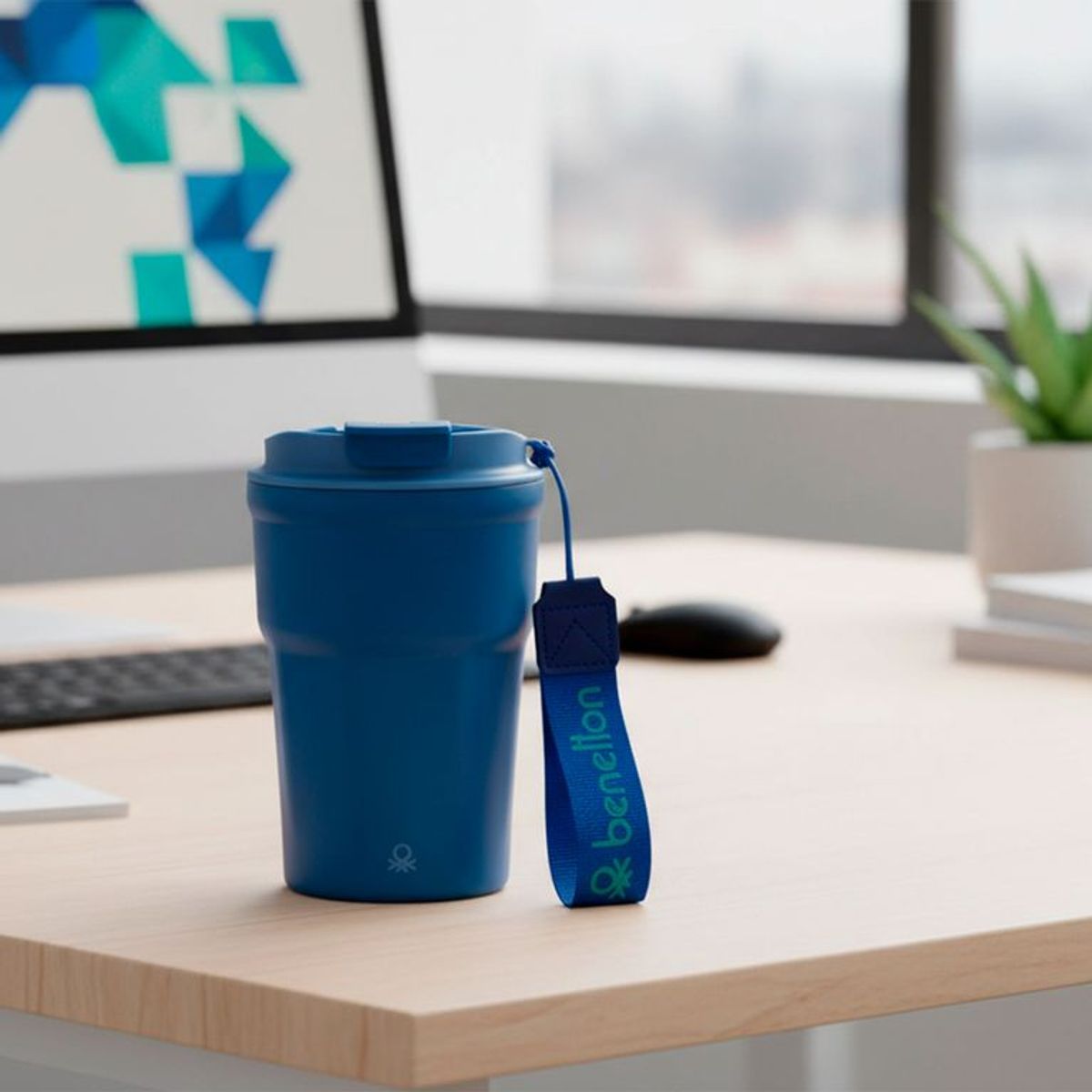 BENETTON - Vaso Térmico Acero Inoxidable 350 ml