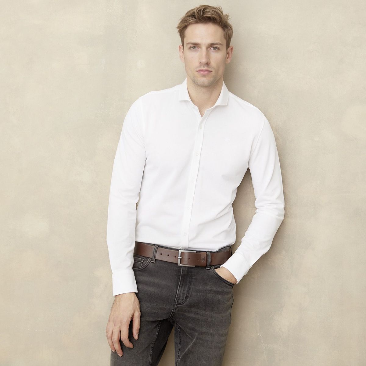 WOLF&HANK - Camisa Casual Hombre Wolf&hank