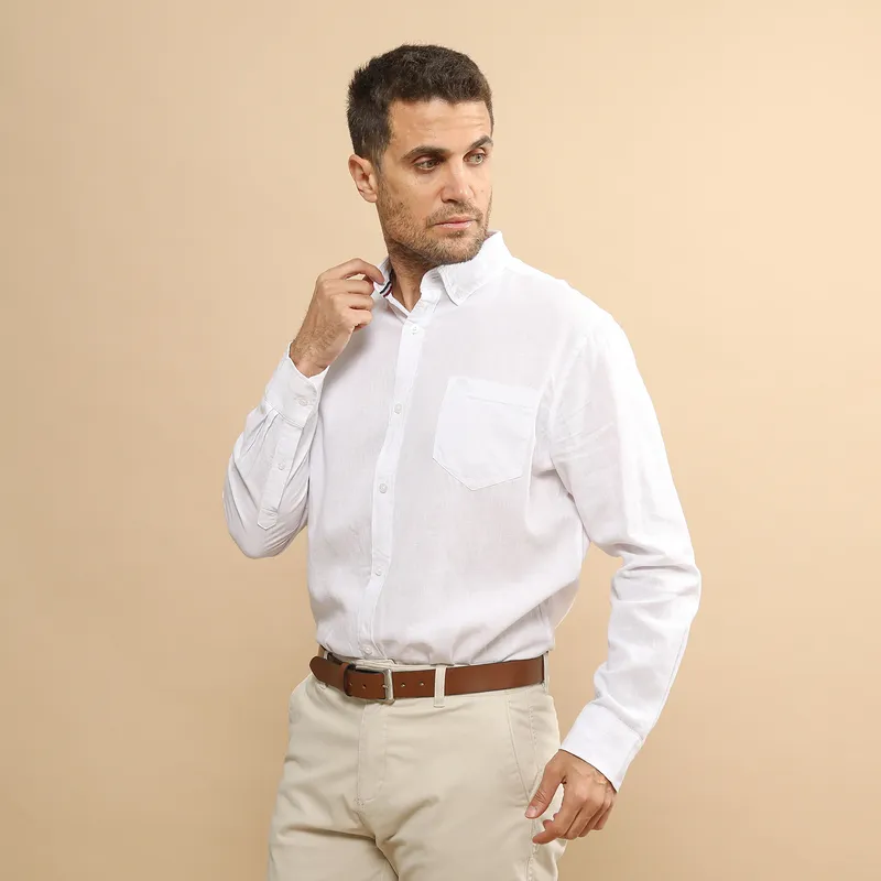 CHRISTIAN LACROIX - Camisa Casual Regular Fit Hombre Christian Lacroix