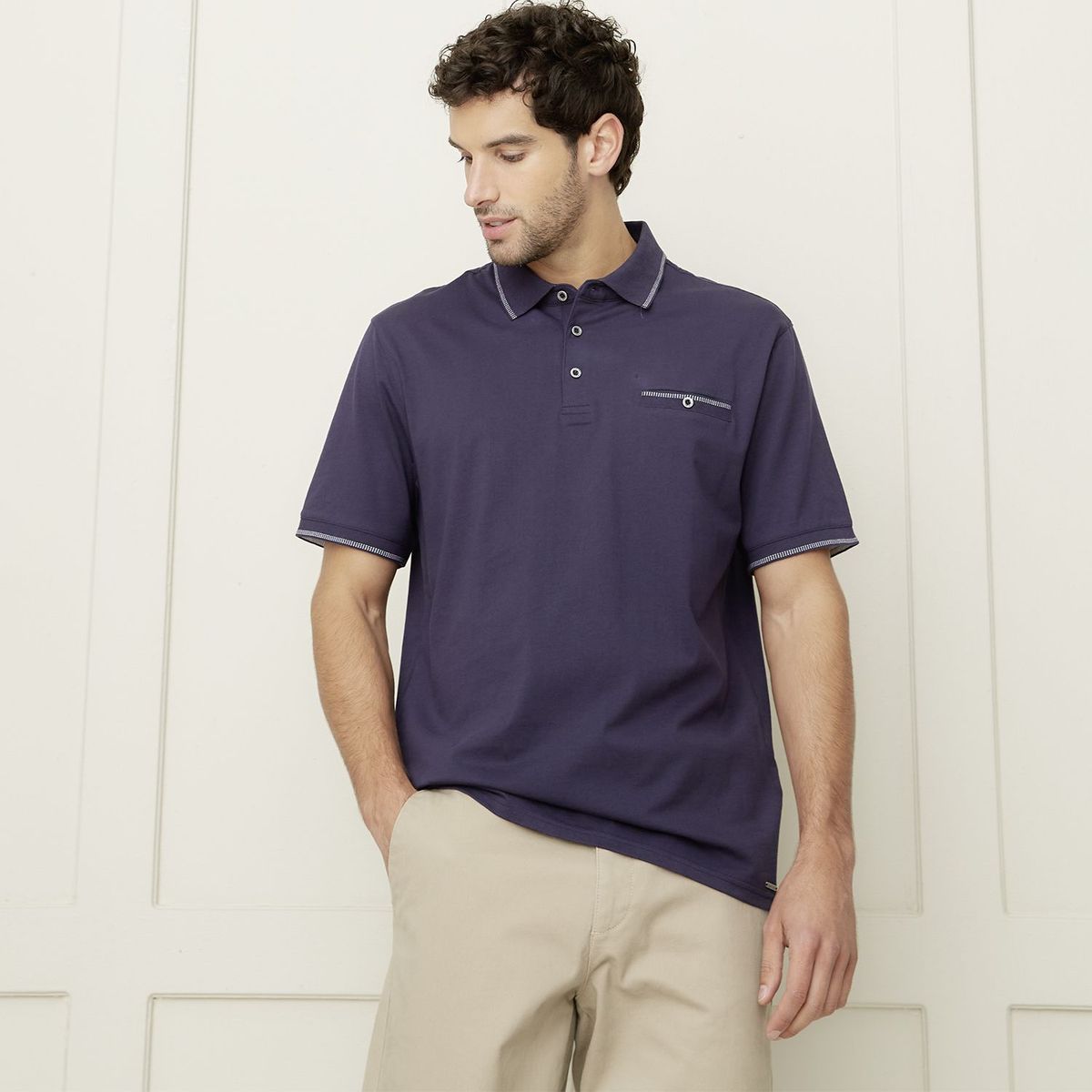 CHRISTIAN LACROIX - Polo 100% Algodón Casual Hombre Christian Lacroix