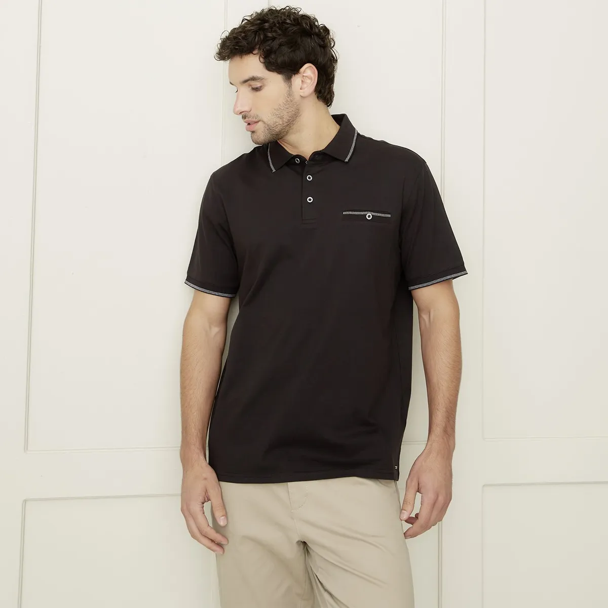 CHRISTIAN LACROIX - Polo 100% Algodón Casual Hombre Christian Lacroix
