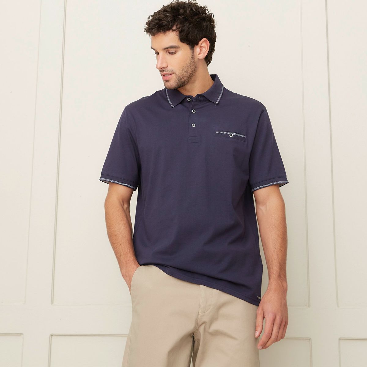 CHRISTIAN LACROIX - Polo 100% Algodón Casual Hombre Christian Lacroix