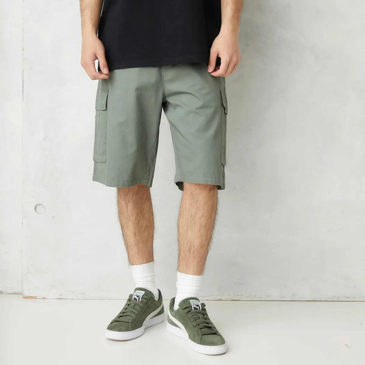 BEARCLIFF - Short 100% Algodón Hombre Bearcliff