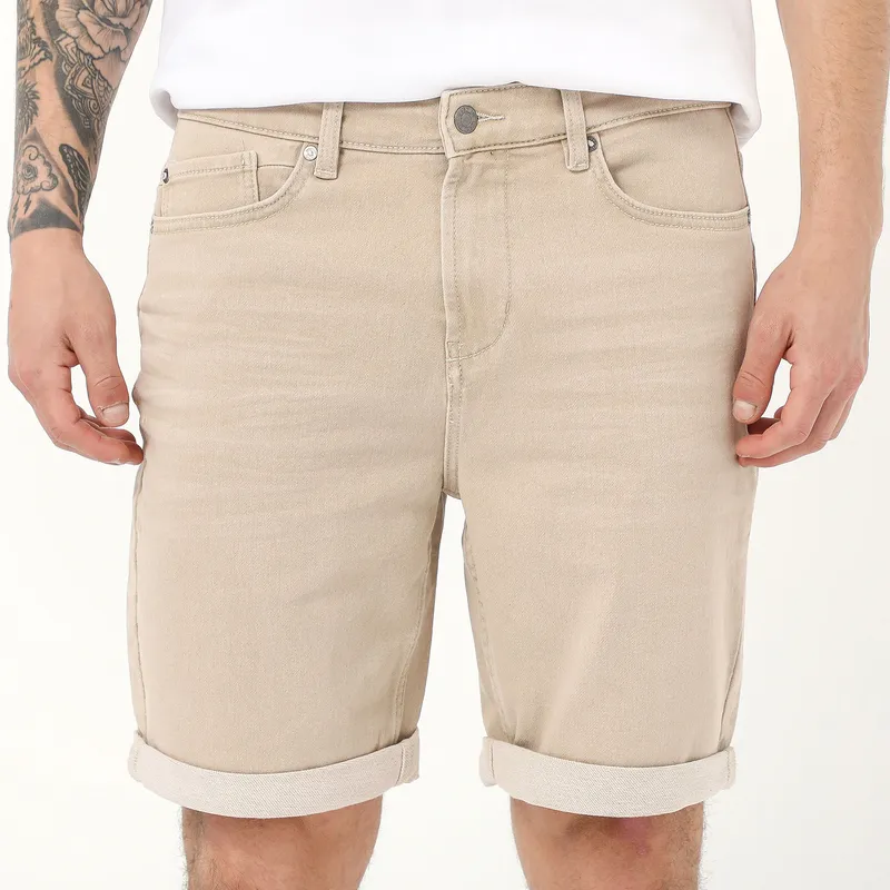 BEARCLIFF - Short Denim Casual Hombre Bearcliff