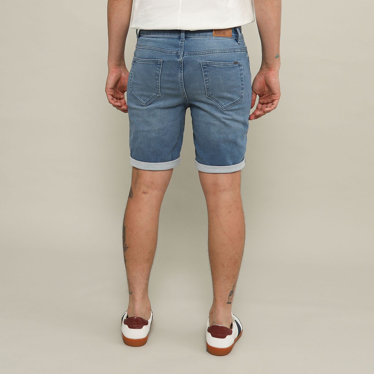 BEARCLIFF - Short Denim Casual Hombre Bearcliff