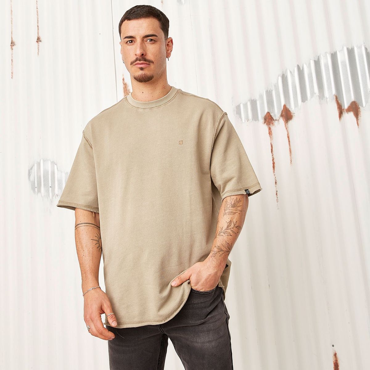 DENIMLAB - Polo 100% Algodón Oversize Casual Hombre Denimlab