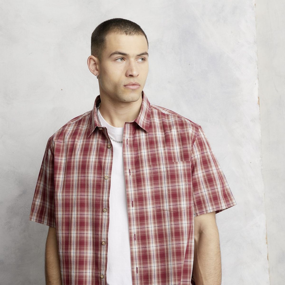 DENIMLAB - Camisa 100% Algodón Boxy Fit Hombre Denimlab