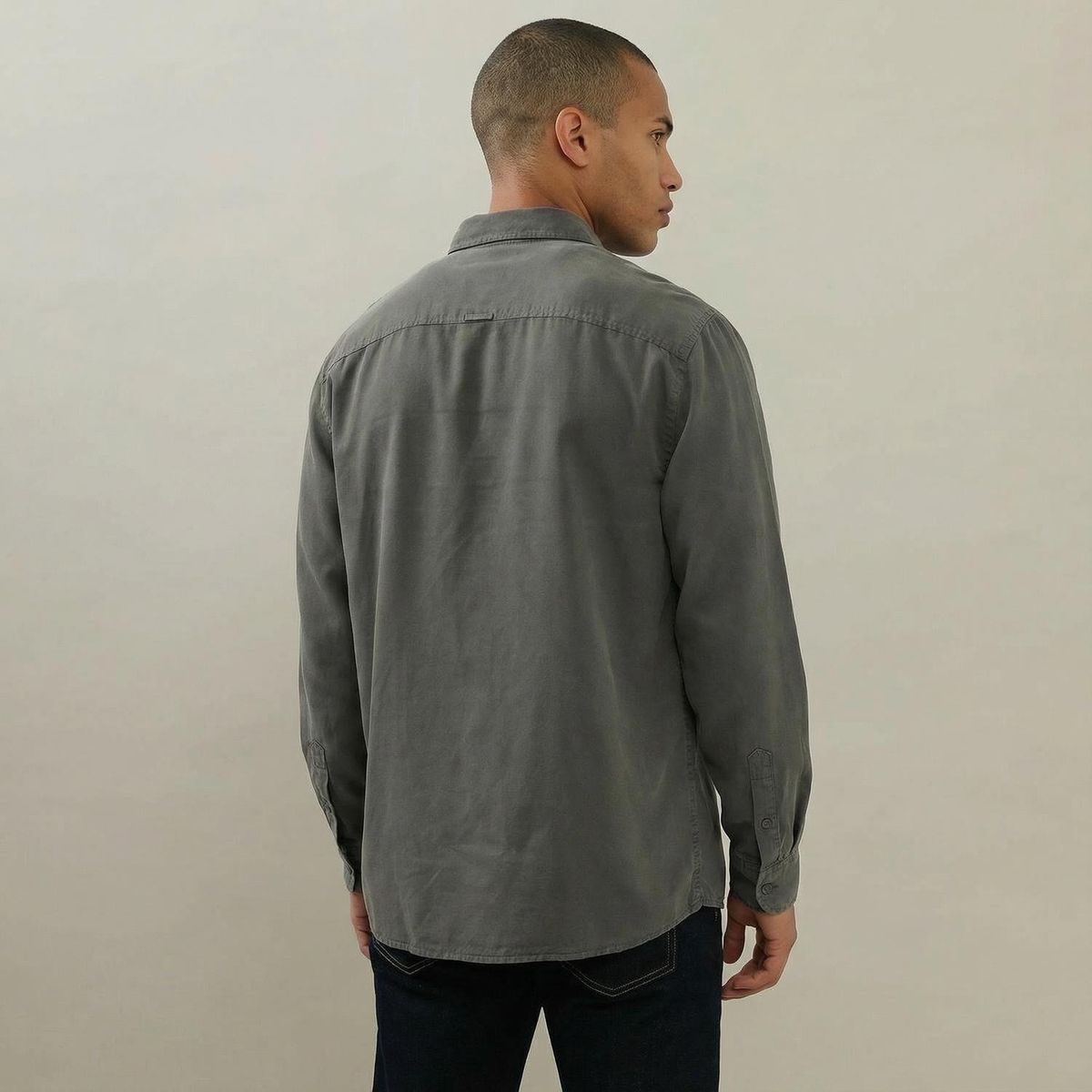 DENIMLAB - Camisa Regular Fit Hombre Denimlab